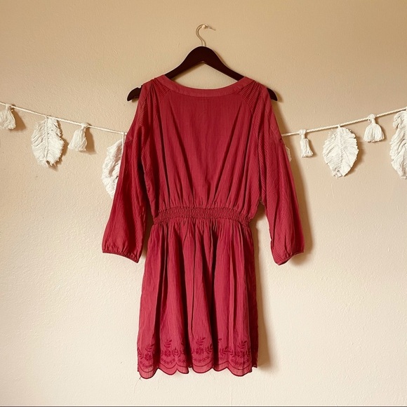 Copper Key | Embroidered Off Shoulder Dress - Picture 2 of 5